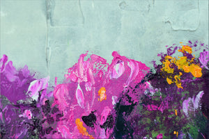 Pradera de Flores – Original Abstract Wildflower Landscape by Edelgard Schroer