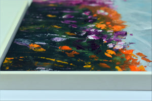 Pradera de Flores – Original Abstract Wildflower Landscape by Edelgard Schroer