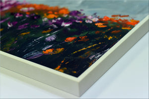 Pradera de Flores – Original Abstract Wildflower Landscape by Edelgard Schroer