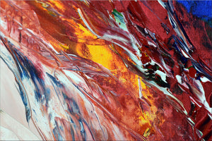 Radiant Blossom – Original Expressive Floral Painting by Edelgard Schroer