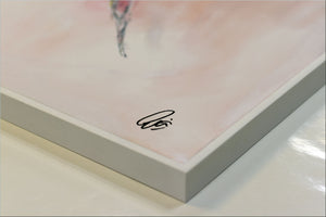 Radiant Blossom – Original Expressive Floral Painting by Edelgard Schroer