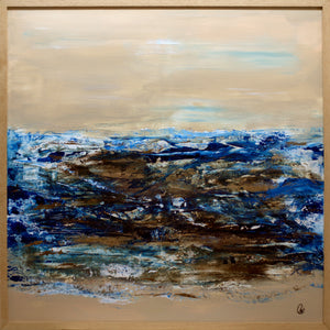 Tidal Memory Original Seascape Painting by Edelgard Schroer