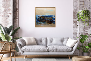 Tidal Memory Original Seascape Painting by Edelgard Schroer