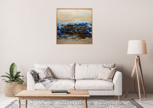 Tidal Memory Original Seascape Painting by Edelgard Schroer