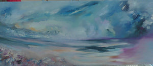 Ocean's Breath Original Impressionistic Seascape Painting