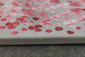 Pink Blossom Tree Painting – Large Panoramic Floral Art | Promise of Spring