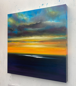 Shine Like Gold in the Autumn Original Oil Painting