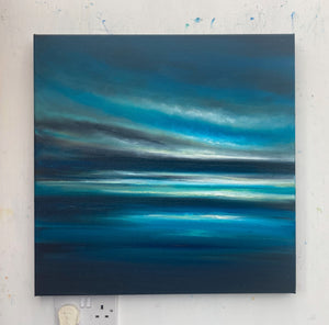 In the Silence Original Oil Painting