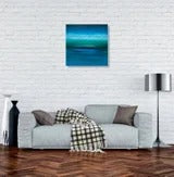 Straight into the Deep Blue Original Oil Painting