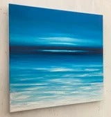 Gentle Tides Go Rolling By Original Oil Painting