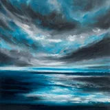 Caught Within A Spell Abstract Seascape Painting