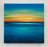 From Light to Blue Original Oil Painting