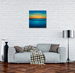 From Light to Blue Original Oil Painting
