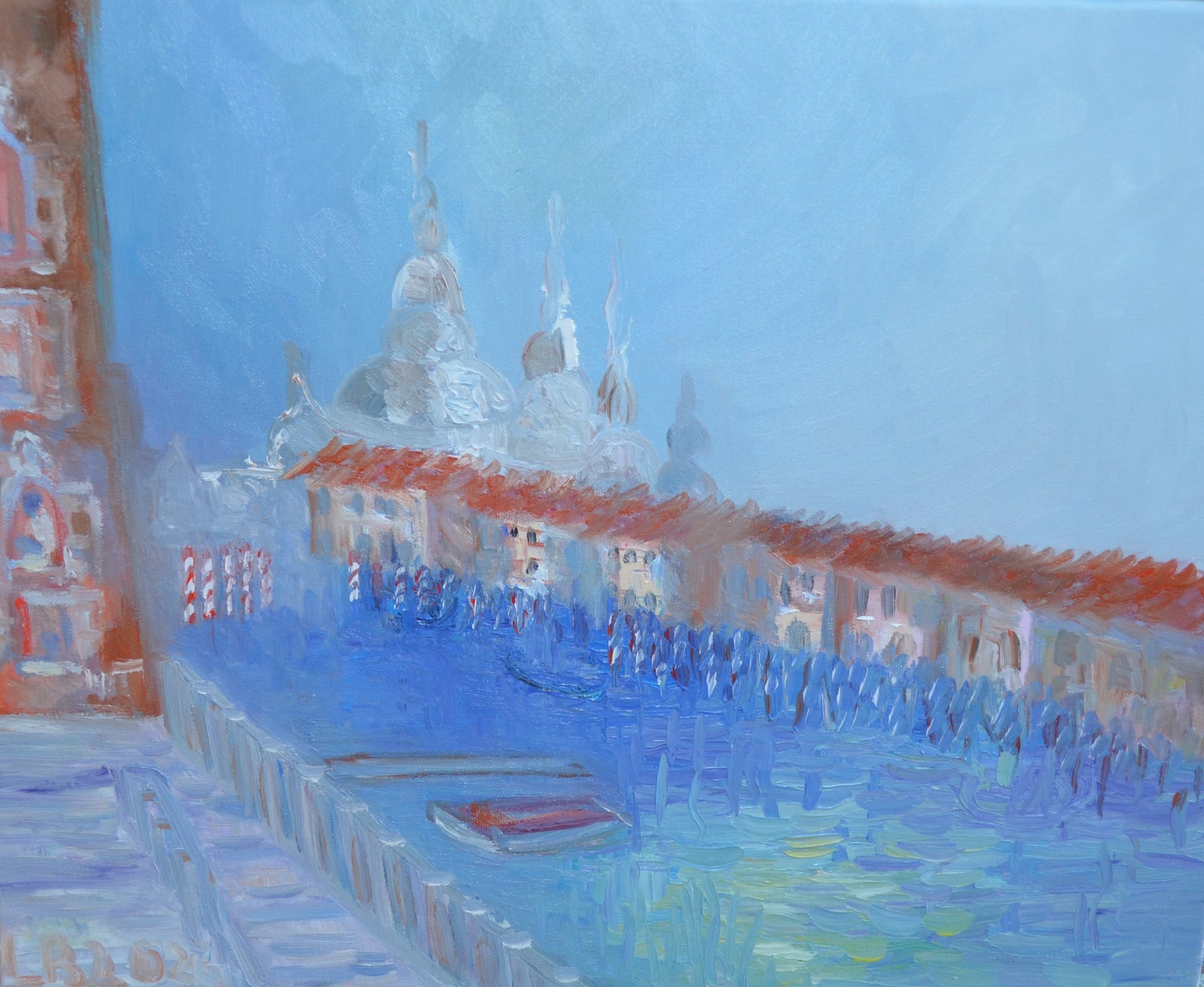 Santa Maria Della Salute Venetian Impressionist Painting