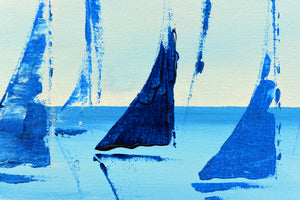 Ocean Silence – Original Sailing Painting by Edelgard Schroer