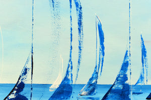 Ocean Silence – Original Sailing Painting by Edelgard Schroer