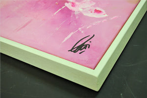 Bloom Current – Original Abstract Floral Painting by Edelgard Schroer