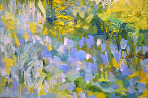 Summer Blossom Trees – Original Oil Painting by Lesley Blackburn
