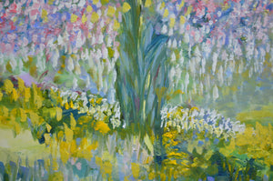 Summer Blossom Trees – Original Oil Painting by Lesley Blackburn