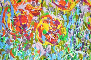 Summer Tulip Meadow — Original Painting by Lesley Blackburn