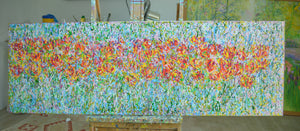 Summer Tulip Meadow — Original Painting by Lesley Blackburn