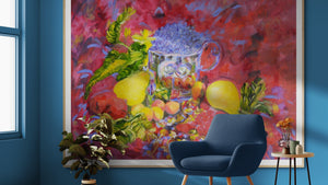 Autumn Fruits – Original Oil Painting by Lesley Blackburn