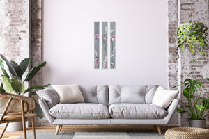 Spring Whispers – Original Floral Triptych by Edelgard Schroer