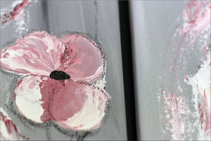 Spring Whispers – Original Floral Triptych by Edelgard Schroer