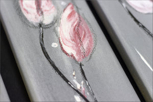 Spring Whispers – Original Floral Triptych by Edelgard Schroer