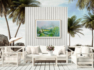 The White Houses of Brittany – Original Oil Painting by Lesley Blackburn