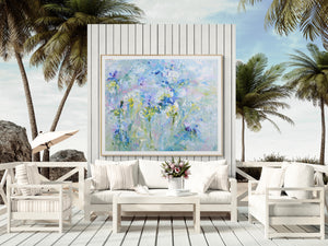 Violet Lily – Original Oil Painting by Lesley Blackburn