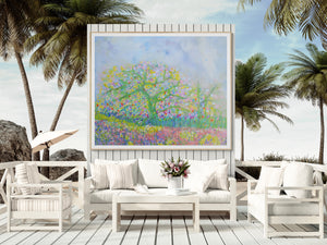 Cherry Blossom Trees | Original Oil Painting by Lesley Blackburn