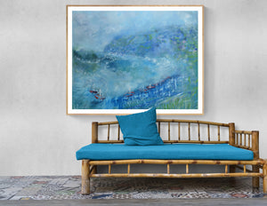 Surfers Cove | Original Oil Painting by Lesley Blackburn