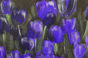 Violet Silence Original Acrylic Painting by Edelgard Schroer