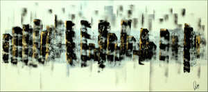 Urban Reflections – Original Abstract Painting by Edelgard Schroer