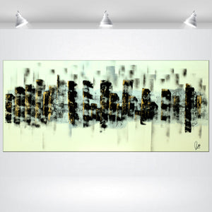 Urban Reflections – Original Abstract Painting by Edelgard Schroer