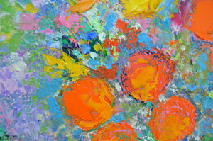 Sweet Oranges of Valencia | Original Oil Painting by Lesley Blackburn