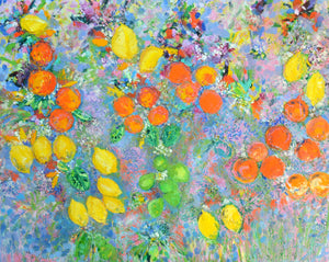 Sweet Oranges of Valencia | Original Oil Painting by Lesley Blackburn