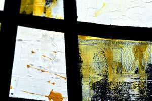 Veiled Alignment – Original Abstract Painting by Edelgard Schroer