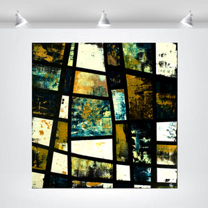 Veiled Alignment – Original Abstract Painting by Edelgard Schroer