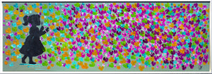 Whimsical Blossoms – Original Colorful Floral Painting by Edelgard Schroer