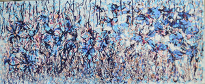 Winter White Irises — Original Painting by Lesley Blackburn