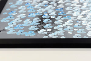 Blue Blossom Light – Original Floral Painting by Edelgard Schroer