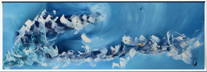 Azure Flow – Original Abstract Painting by Edelgard Schroer