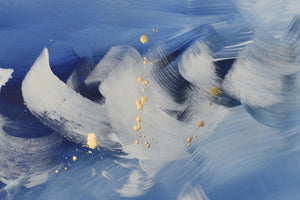 Azure Flow – Original Abstract Painting by Edelgard Schroer