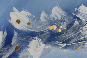 Azure Flow – Original Abstract Painting by Edelgard Schroer