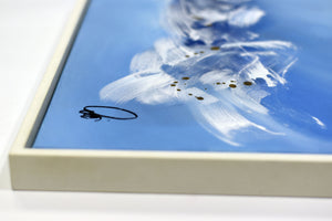 Azure Flow – Original Abstract Painting by Edelgard Schroer