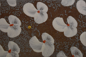 Silent Blossom Drift – Original White Blossom Tree Painting by Edelgard Schroer