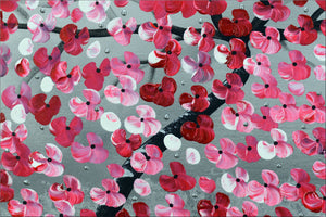 Romantic Dream – Original Pink Blossom Painting by Edelgard Schroer