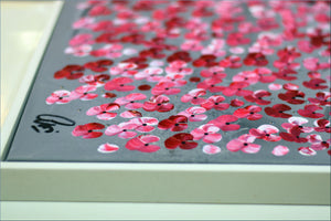 Romantic Dream – Original Pink Blossom Painting by Edelgard Schroer